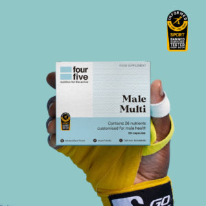 Male multivitamin capsules by Fourfive Nutrition